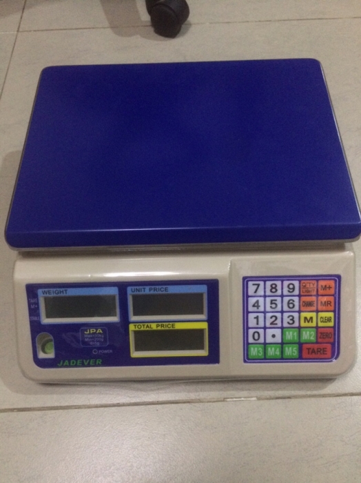 Cân tính tiền JPA - Jaderver